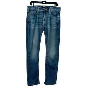 Paige Men Jeans, Federal Straight Leg Medium Wash Denim, Size 32 Altered to‎ 31
